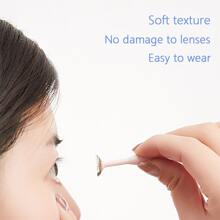 XIANG YU 1只隨機顏色rgp角膜塑形ortho-k硬式隱形眼鏡柱,附帶使用和移除已經磨損的隱形眼鏡的工具