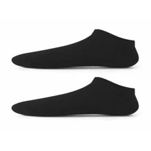 10 Pairs Men's Socks Short Socks In Solid Color, Suitable For Sports, Business And Casual Wear - Black - View 6