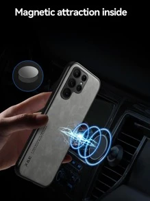 Letter Graphic Phone Case - Grey - View 7