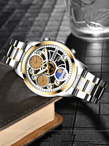 LIANDU LIANDU Đồng hồ điện tử nam - Bạc - Xem 2