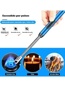 FANOVA Encendedor eléctrico recargable USB manguera de rotación 360° - Multicolor - Ver 1