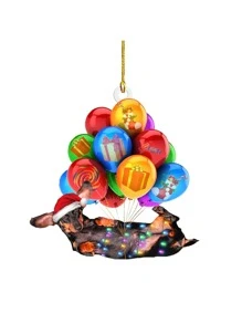 1 Miếng Giáng sinh Vật trang trí , Bằng phẳng Acrylic Lạp xưởng Chó Hình dạng Cây thông noel Đồ trang trí Đối với Ô tô/xe hơi , Ba lô Hoặc Nhà  Đồ trang trí - con chó quà tặng - Xem 5