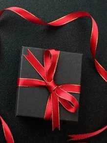 (1卷的緞帶)DIY玫瑰花材料緞面緞帶適用於裝飾蛋糕,禮物,婚禮派對,,金色緞帶