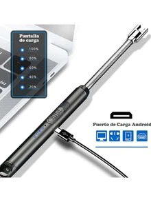 FANOVA Encendedor eléctrico recargable USB manguera de rotación 360° - Multicolor - Ver 6