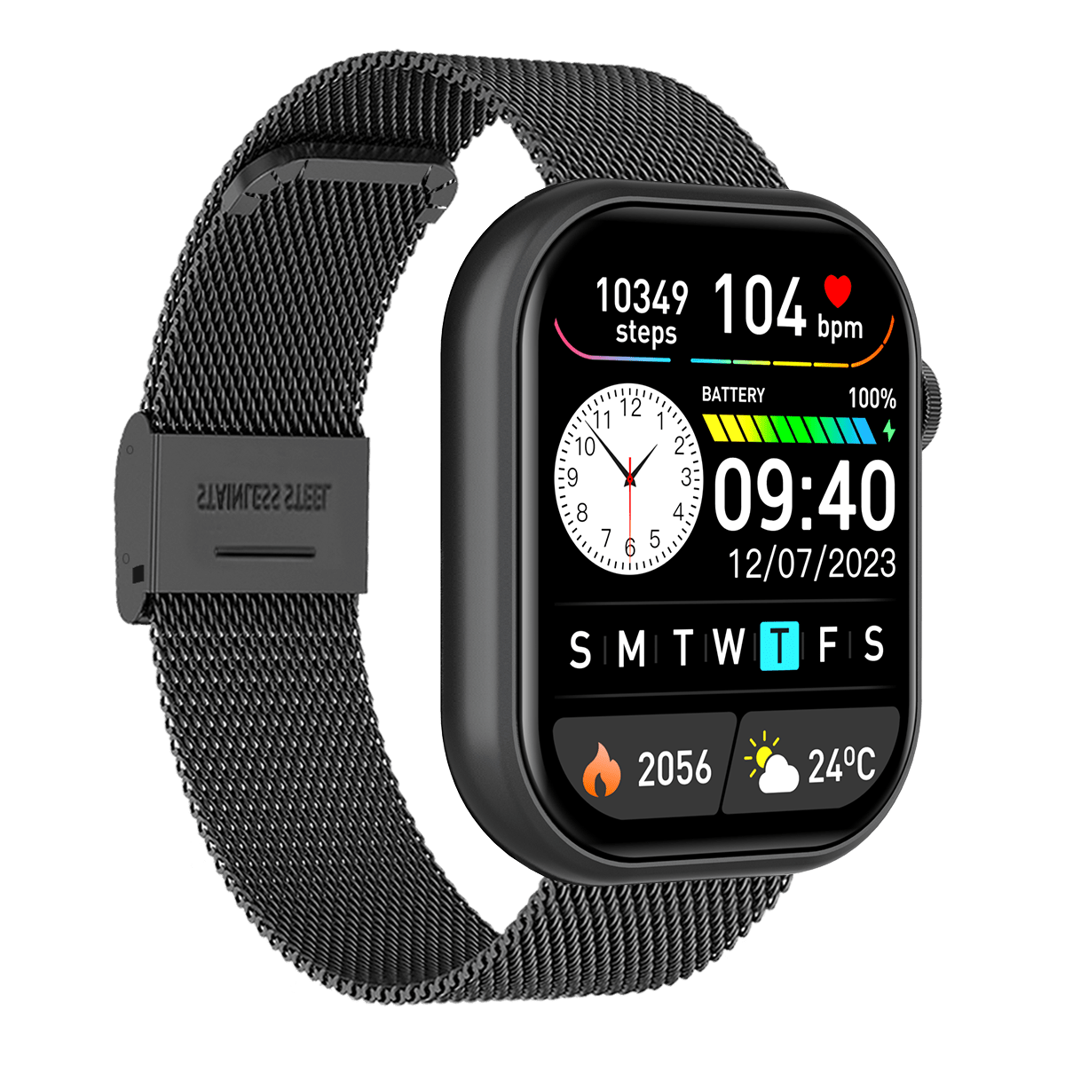 New 2023 2.01inch Full Touch Screen Smart Watch For Men And Women With