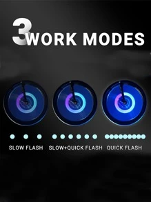 2pcs/pack Multicolor Led Bicycle Wheel Lights Usb/battery Powered Spoke Light Ip65 Waterproof 2/3 Modes Bike Light, Super Bright Bike Decoration & Safety Warning Light