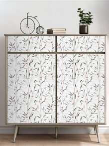 1 卷抽象几何壁纸花鸟网格自粘箭头剥离粘贴接触纸用于墙面翻新家具贴纸 - 珊瑚粉 - 查看 5