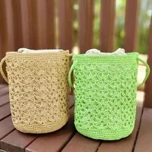 150m/pc Imitation Raffia Grass Paper Rope Handmade Knitting Material For Bag, Hat, Diy Project - Camel - View 7