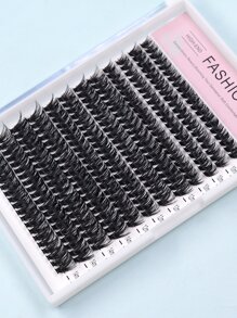240 Piezas Pestañas Postizas Naturalmente Densas Diarias Para Agrandar Los Ojos - Negro - Ver 5
