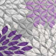 Pinsonic Lightweight Double View Printed Duvet - Lilac Purple - View 4