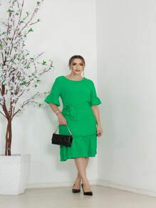 Women Dresses - 綠色 - 查看 4
