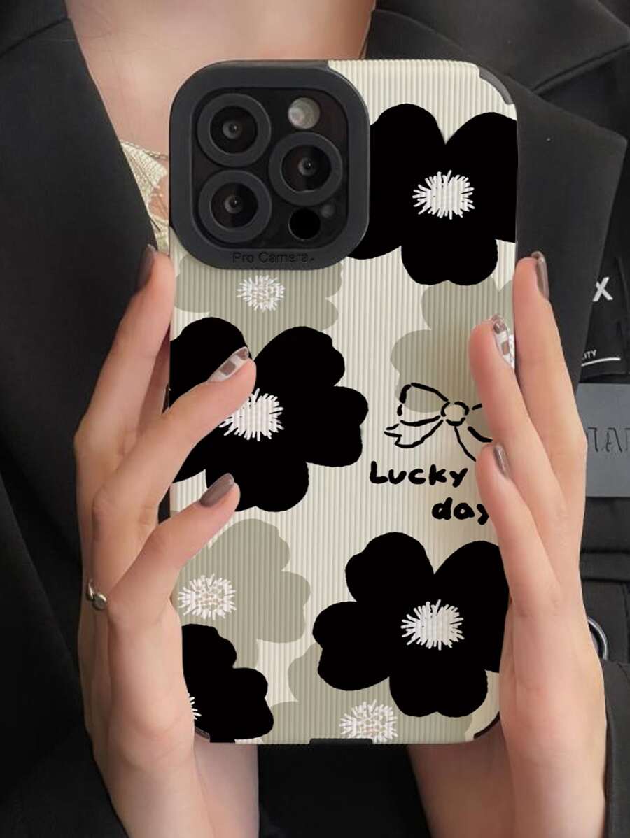 Funda para móvil con patrón floral - Multicolor - Ver 1