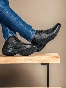 Men Boots - 黑色 - 查看 1