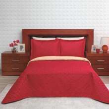 Pinsonic Lightweight Double View Printed Duvet - Red - View 3
