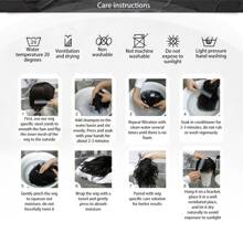 13x4前蕾絲假髮人類頭髮自然黑色長款直發24英寸()預拔毛中間部分透明蕾絲假髮,合適的適用於日常穿著適合女士 - 黑色 - 查看 11