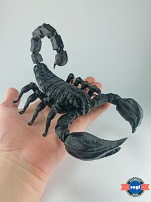 Juguete flexible de escorpión articulado, figura de escorpión para decoración de habitación