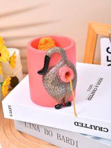 1 pièce Élément décoratif de rangement de fil de conception de cul de chat mignon, meilleur cadeau de redresseur de tricot