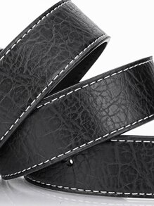 1pc Men's Western Cowboy Style Belt Boho Halloween - Black - View 5