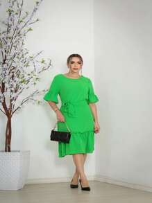 Women Dresses - 薄荷綠 - 查看 2