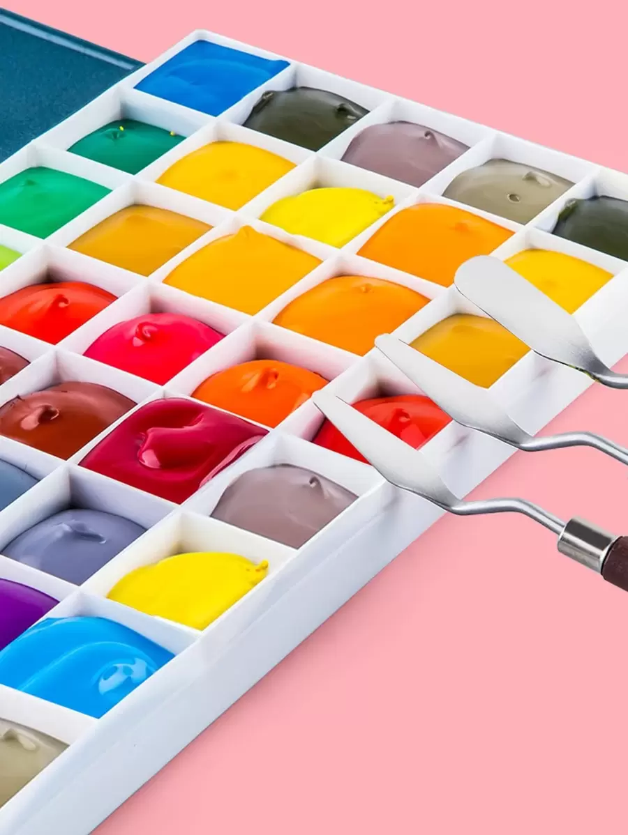 1pc Random Color Palette - Multicolor - View 1