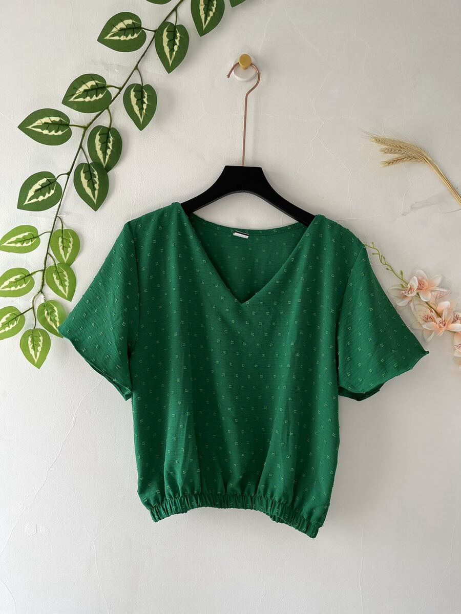 Women Tops - màu xanh lá - Xem 1