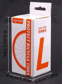 2入組防刺穿自行車輪胎襯墊,通用型號,適用於山地車、公路車、bmx自行車,14-26英寸輪徑尺寸