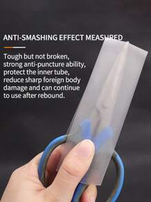 2入組防刺穿自行車輪胎襯墊,通用型號,適用於山地車、公路車、bmx自行車,14-26英寸輪徑尺寸