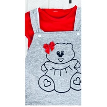 Baby Girls Dresses - 紅色 - 查看 2