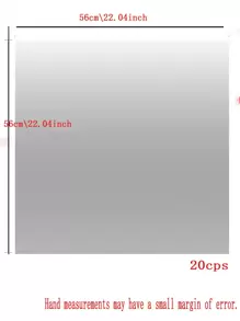 1包/20张纯色防水花束包装纸，哑光优雅饰面，情人节 - 白色 - 查看 2