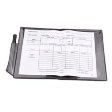 1pc Referee Equipment Set With Notebook, Red Card And Yellow Card In Leather Carrying Case - Multicolor - View 5