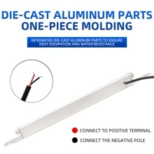 1pc License Plate Light Extremely Bright Car LED U.S. License Plate Lights Assembly with Bracket for Trailer UTV ATV Truck RV - White - View 6