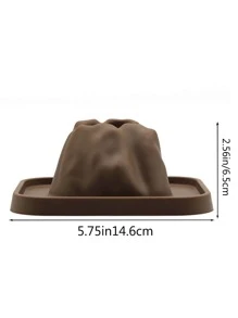 火山模型成套工具-DIY火山貝殼化學實驗設備配件,兒童益智玩具1入組 - 棕色 - 查看 2