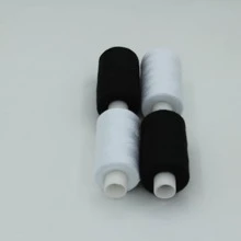 黑白雙色縫紉線40/2,500碼