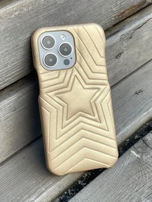 הדפס כוכב כיסויים לטלפון - זהב - ראה 3