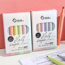 6 st./set Mixed kleur Highlighterpen Sets
