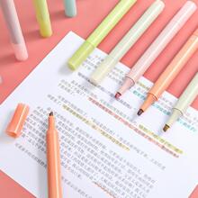 6 st./set Mixed kleur Highlighterpen Sets