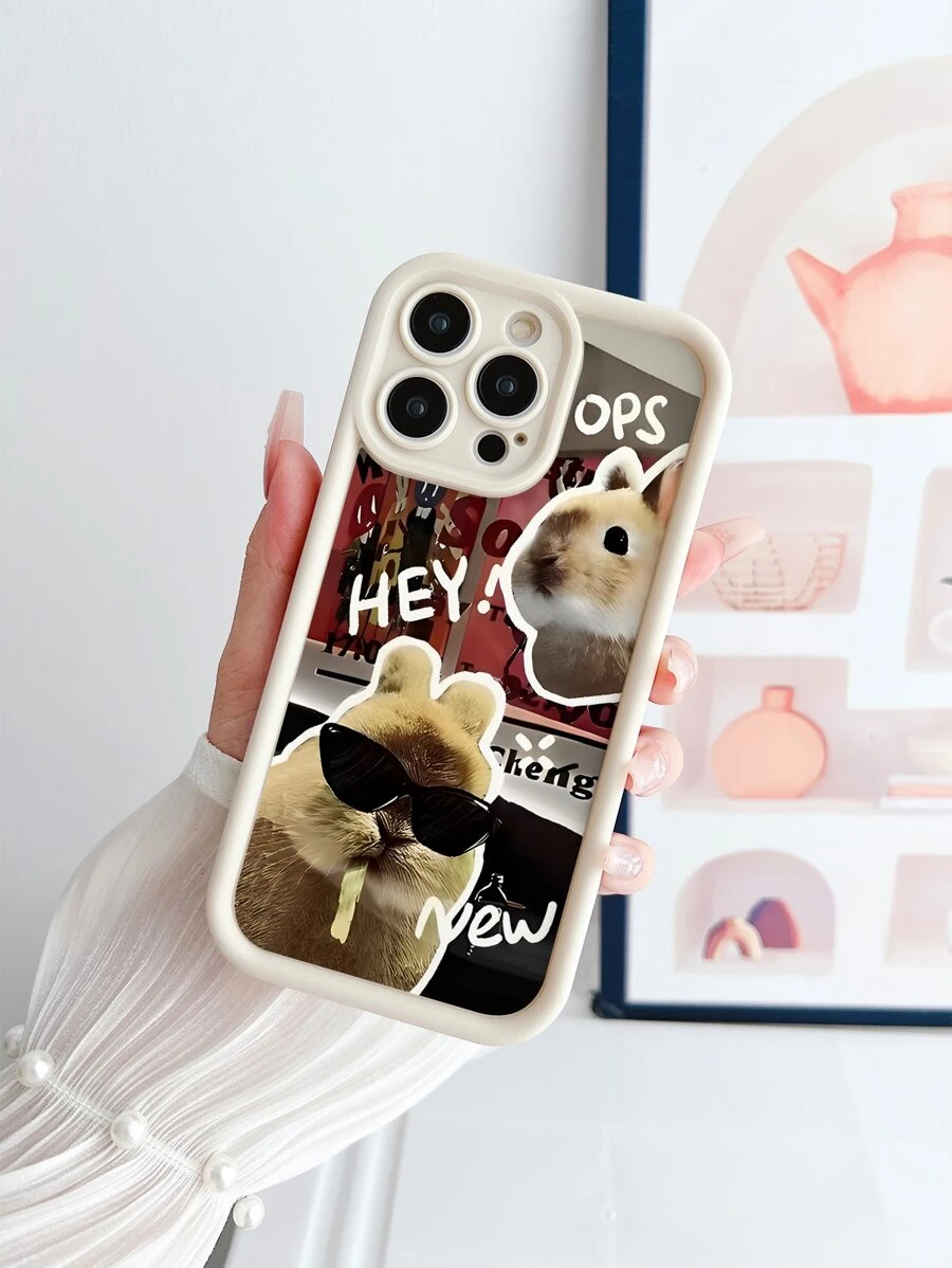 Funda para móvil con dibujos animados conejo - Blanco - Ver 1