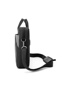 Contrast Color Simple Style Laptop Bag, Can Be Used As Shoulder Bag Or Crossbody Bag For Business/Commute Laptop Sleeve Computer Bag For School Student Black Bag Computer Bag Case Back To School Briefcase Shoulder Messenger Bag Tablet Bag Case Pouch For Men Women School Supplies Classroom Laptop Bags Classroom Bags Teacher Storage Bags Classroom Organizer Bags - Black - View 3