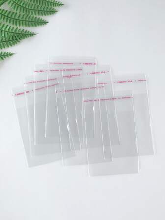 50入組透明opp袋,用於珠寶、禮物等(6x10cm)