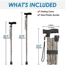 1pc Aluminum Alloy Climbing Cane, High-End, Personalized, Fashionable, Durable, Solid Walking Stick - Multicolor - View 2