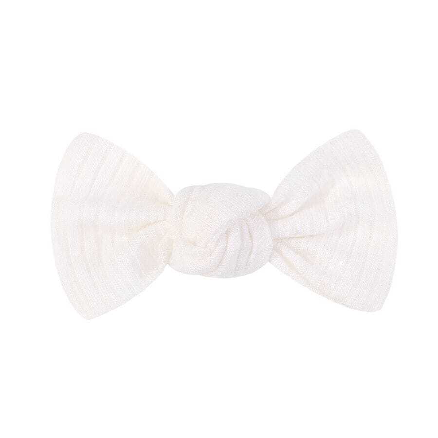 一款布料全包式蝴蝶結髮夾,兒童髮飾蝴蝶結髮夾全包式不傷髮髻,嬰兒髮夾,適合日常使用