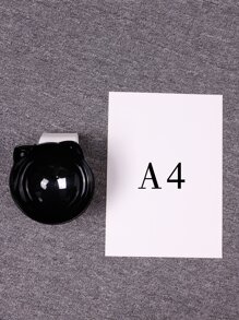 1pc Cat Ear Design Pet Bowl - Black and White - View 7