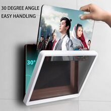 Ipad Case With Touch Screen, Slide Function, Waterproof, Fog-proof, For Bathroom Entertainment And 360° Rotating Stand - trắng - Xem 4
