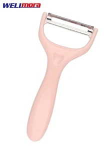 Pelador de Papas y Verduras de Acero Inoxidable - Rosa - Ver 1