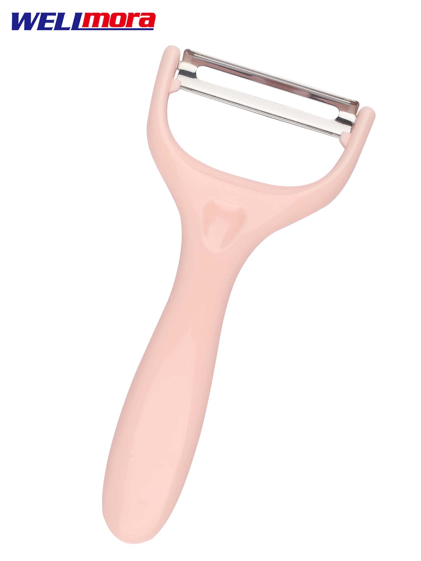 Pelador de Papas y Verduras de Acero Inoxidable - Rosa - Ver 1