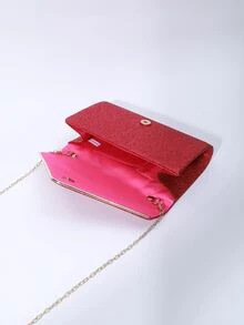 Quyến rũ, thanh lịch, tinh tế, yên tĩnh Sequin sang trọng, sành điệu, sang trọng, sáng bóng Túi ly hợp buổi tối dành cho phụ nữ lấp lánh, Túi ăn tối cho cô gái dự tiệc, phụ nữ, cô dâu Hoàn hảo cho bữa tiệc, đám cưới, vũ hội, bữa tối / tiệc, cho cocktail - Đỏ - Xem 4