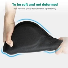 Bike Seat Cushion, Gel Padded Bike Seat Cover For Men Women Comfort, Extra Soft Exercise Bicycle Seat Cover For Outdoor Cycling - 黑色 - 查看 5