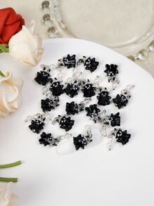 MAOMIA 3入組萬聖節有趣又神奇的小鬼指甲藝術裝飾