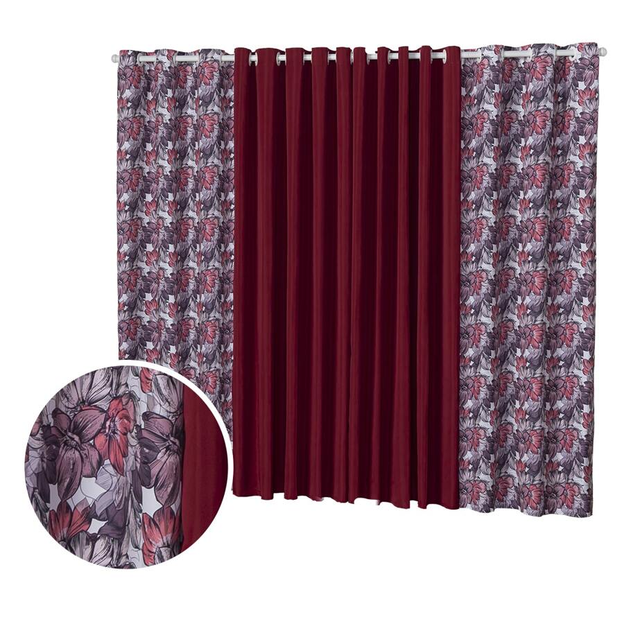 Curtains - 酒紅色 - 查看 1