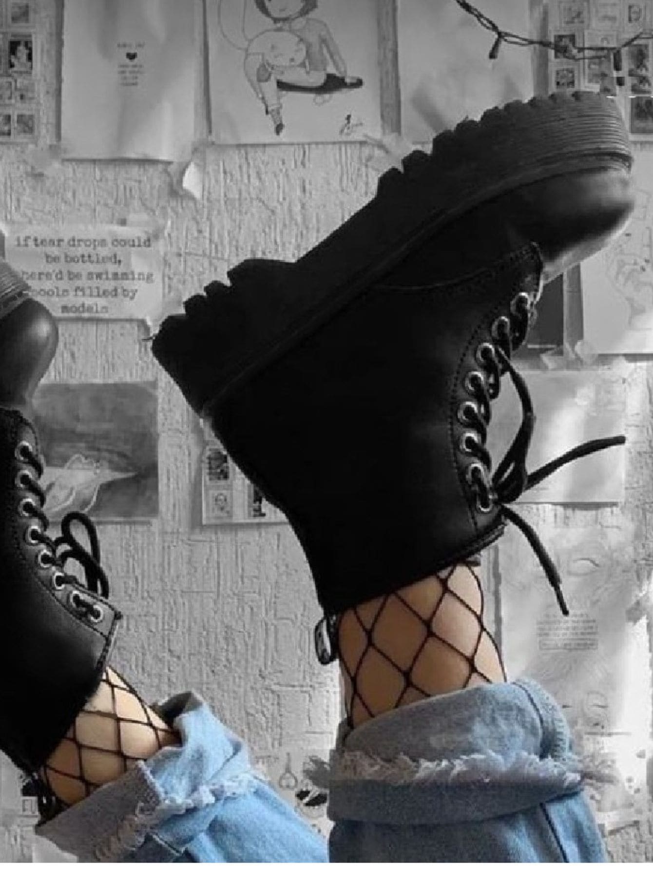 Women Fashion Boots - màu đen - Xem 1